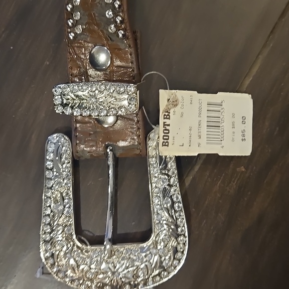 Boot Barn Rhinestone Belt Buckle - Picture 3 of 8